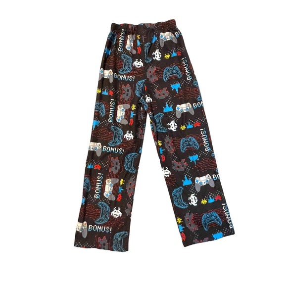 Up Late Boys Pajama‎ Pants Gamer Themed Size Medium 6/8 - Picture 2 of 4